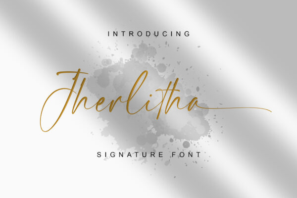 Jherlitha Signatrure Script Font